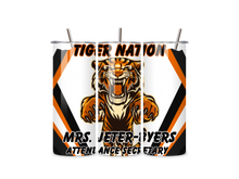 Load image into Gallery viewer, Tiger Nation 20oz Skinny Tumbler