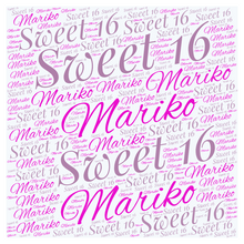 Load image into Gallery viewer, Name Collage Wrapping Paper Sheets (Set of 3)