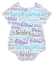 Load image into Gallery viewer, All-Over Onesie (front and back design)