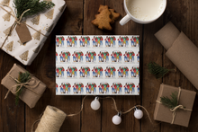 Load image into Gallery viewer, Christmas Themed Wrapping Paper Sheets (Set of 3)