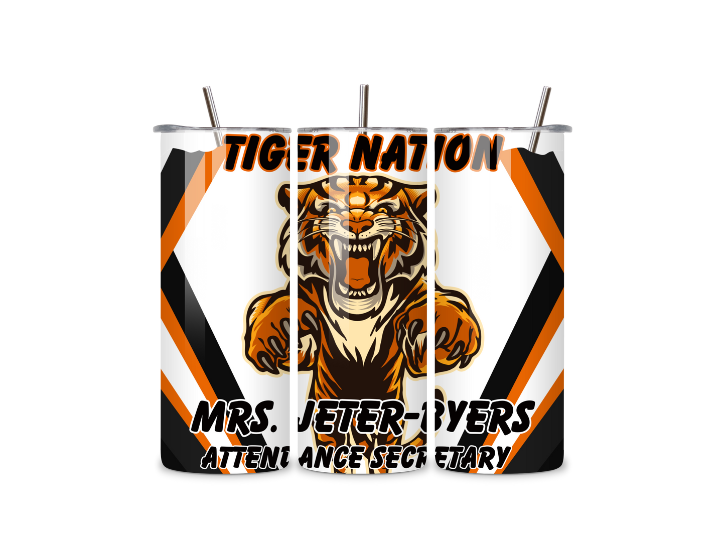 Tiger Nation 20oz Skinny Tumbler