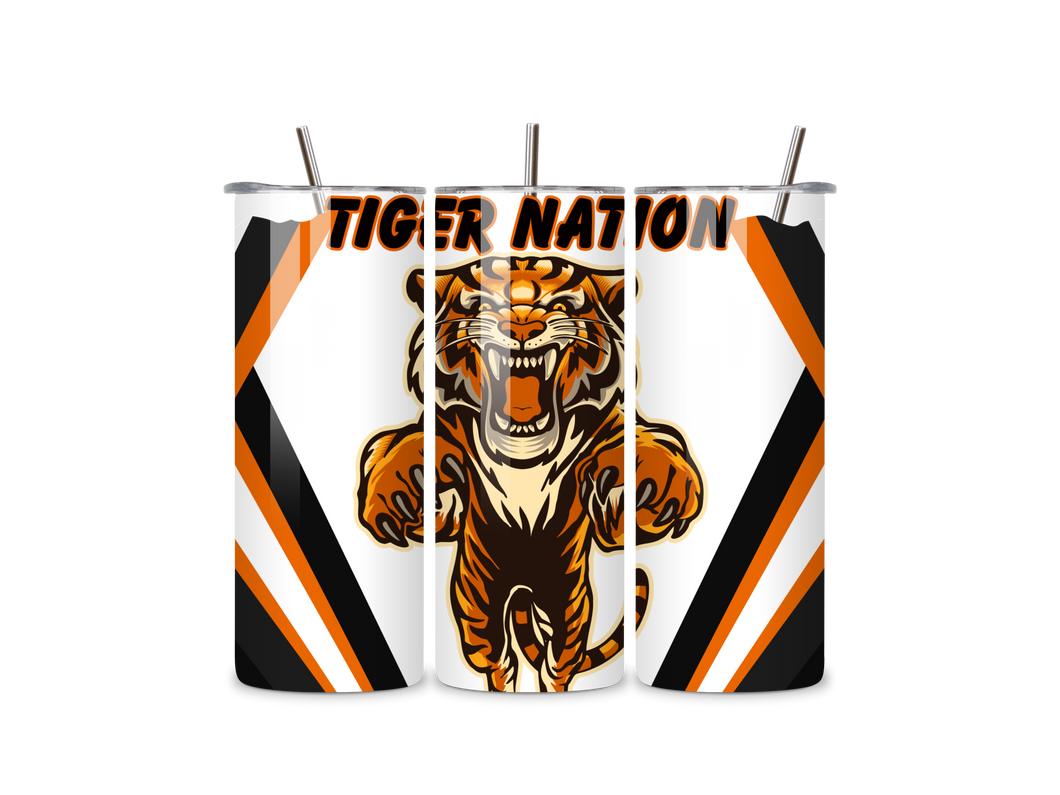 Tiger Nation 20oz Skinny Tumbler