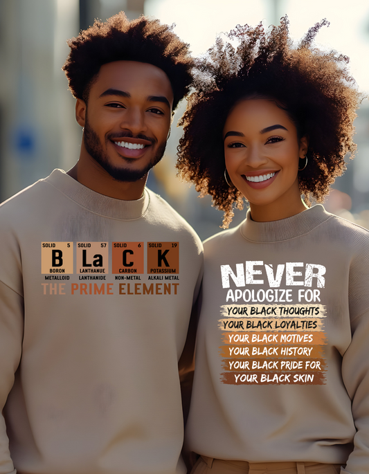 NEVER APOLOGIZE FOR...