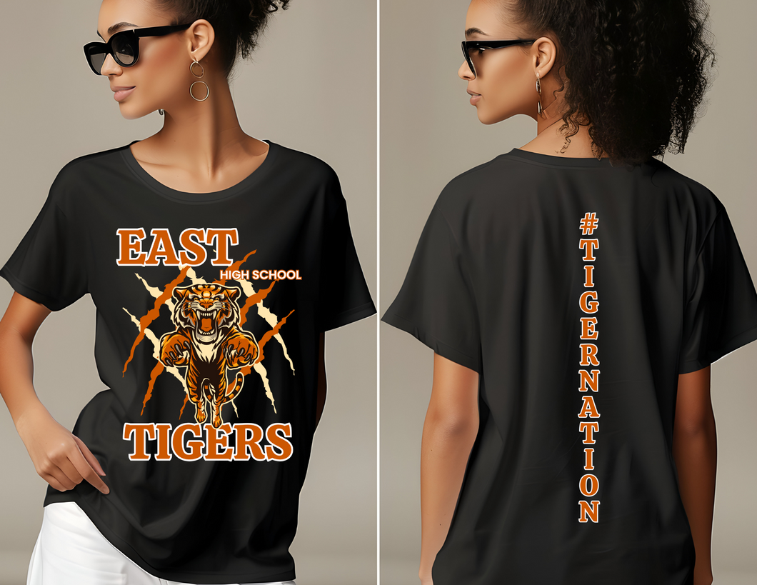 East High School Tigers #TigerNation Tee
