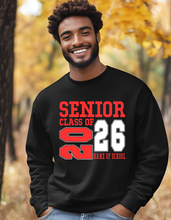 Load image into Gallery viewer, Senior Class of 2026 (Name of School) Customized Crewneck
