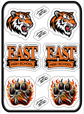 Tiger Sticker Sheet
