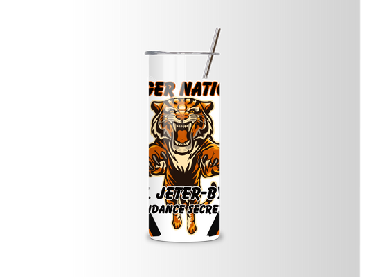 Tiger Nation 20oz Skinny Tumbler