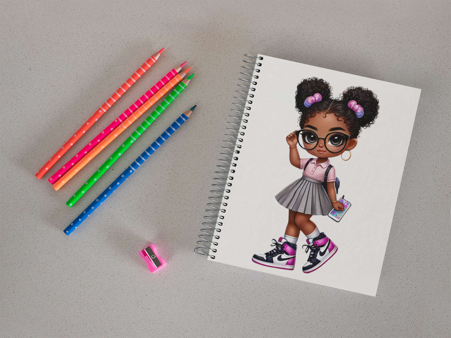 3D Spiral Notebooks