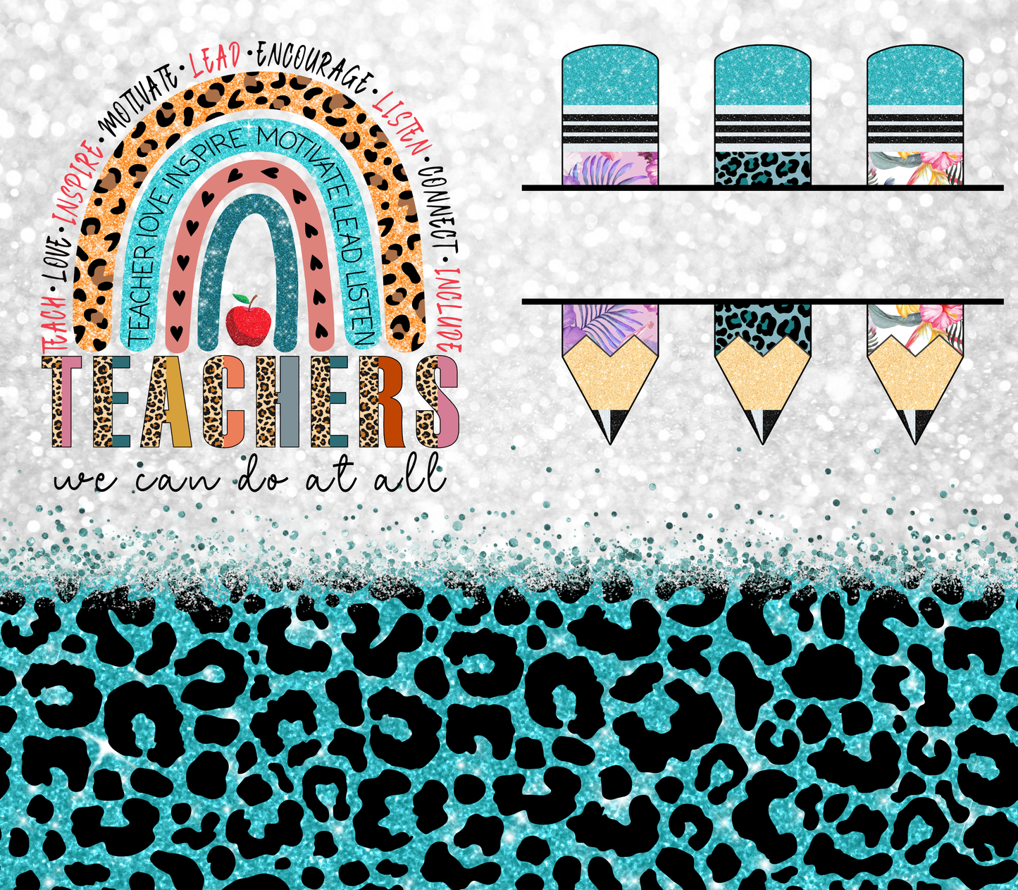 TEACHER Themed  20oz Tumbler Designs